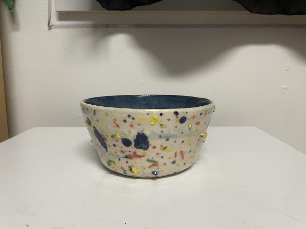 Rainbow Speckled Bowl